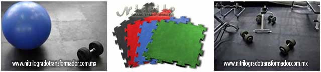 pisos para gimnasio NITRILO GRADO TRANSFORMADOR